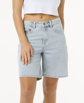 AGGIE RELAXED DENIM SHORT